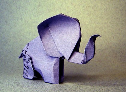 Origami Elephant by Guillermo Garcia on giladorigami.com