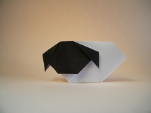 Origami Sheep by Yannick Gardin on giladorigami.com