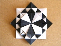 Origami Square squared by Ilan Garibi on giladorigami.com