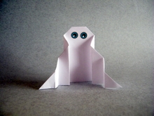 Origami Ghost by Stephane Gigandet on giladorigami.com