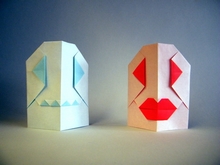 Origami Mrs. Ghost by Stephane Gigandet on giladorigami.com