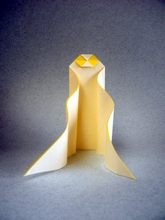 Origami Wavy ghost by Stephane Gigandet on giladorigami.com