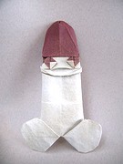 Origami Penis with a face by Fernando Gilgado Gomez on giladorigami.com