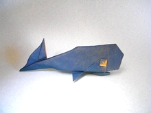 Origami Whale by Fernando Gilgado Gomez on giladorigami.com
