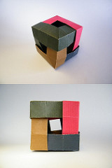 Origami Cube by Juan Gimeno on giladorigami.com