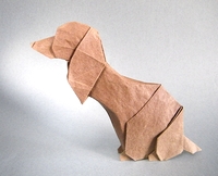 Origami Dog by Juan Gimeno on giladorigami.com