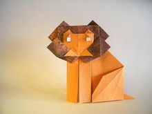 Origami Lion by Gohara Toshio on giladorigami.com