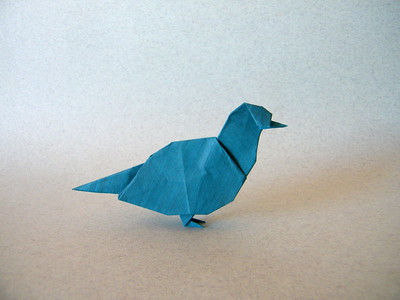 Origami Pigeon by Sergio Gonzalez on giladorigami.com