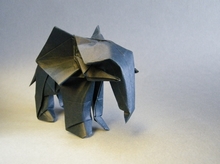 Origami Elephant by Gotani Tetsuya on giladorigami.com