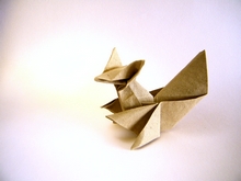 Origami Squirrel by Roberto Gretter on giladorigami.com