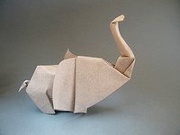 Origami Elephant by Hoang Tien Quyet on giladorigami.com