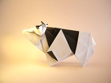 Origami Cow by Gen Hagiwara on giladorigami.com
