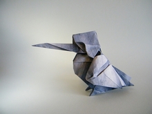 Origami Kingfisher by Gen Hagiwara on giladorigami.com