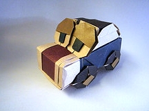 Origami Beetle (from Cars) by Carlos Gonzalez Santamaria (Halle) on giladorigami.com