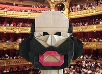 Origami Luciano Pavarotti by Carlos Gonzalez Santamaria (Halle) on giladorigami.com