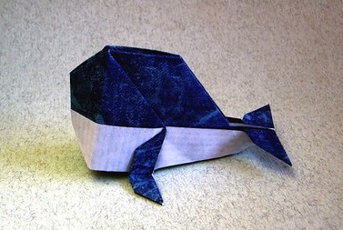 Origami Whale by Takenao Handa on giladorigami.com