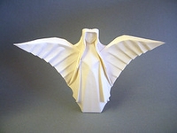 Origami Guardian angel by Max Hulme on giladorigami.com