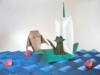 Origami Boat by Max Hulme on giladorigami.com