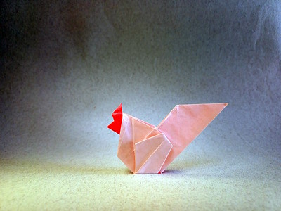 Origami Chicken 2020 by Kingsley Hwang on giladorigami.com