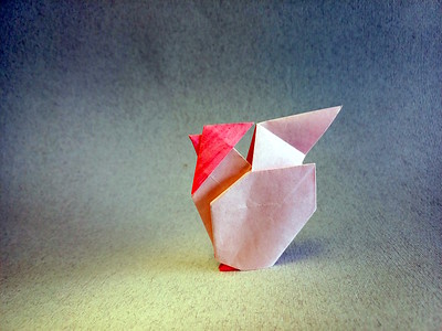 Origami Chicken by Kingsley Hwang on giladorigami.com