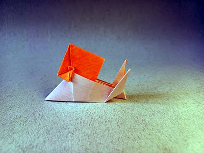 Origami Snail by Kingsley Hwang on giladorigami.com