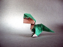 Origami Tyrannosaurus Rex by Inoue Takaya on giladorigami.com