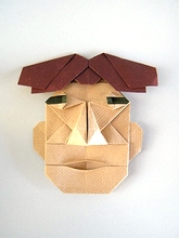 Origami Mask by Jose Angel Iranzo on giladorigami.com