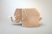 Origami Elephant by Paul Jackson on giladorigami.com