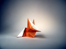 Origami Fox cub by Paul Jackson on giladorigami.com
