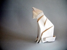 Origami Cat by Jeong Jae Il on giladorigami.com