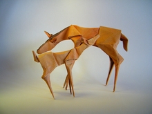 Origami Doe by Kunsulu Jilkishiyeva on giladorigami.com