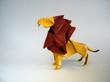 Origami Lion by Beth Johnson on giladorigami.com