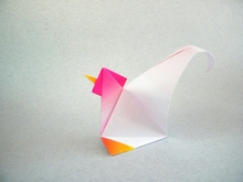 Origami Chicken by Kakami Hitoshi on giladorigami.com