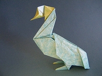 Origami Duck by Kunihiko Kasahara on giladorigami.com