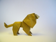 Origami Lion by Kunihiko Kasahara on giladorigami.com