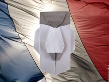 Origami De Gaulle by Eric Kenneway on giladorigami.com