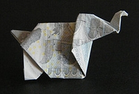 Origami Elephant by Kobayashi Kazuo on giladorigami.com