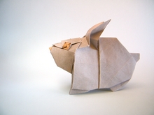 Origami Rabbit by Kobayashi Hiroaki on giladorigami.com