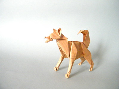 Origami Dog by Patricio Kunz Tomic on giladorigami.com