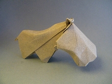 Origami Hippopotamus by Patricio Kunz Tomic on giladorigami.com