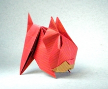 Origami Kitten by KuanYi Lee on giladorigami.com