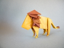 Origami Lion by Sergey Yartsev on giladorigami.com