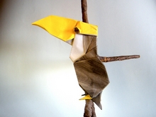 Origami Toucan by Wei Lin Chen on giladorigami.com