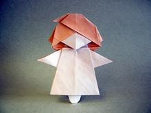 Origami Girl by Rocio Loscos on giladorigami.com