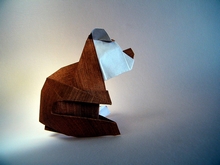 Origami Bear cub by Andres Lozano on giladorigami.com