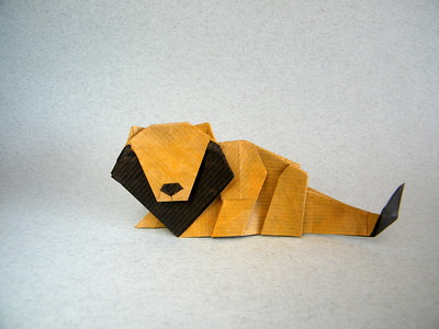 Origami Lion by Eszti Gyorik and Morgan Lozano on giladorigami.com