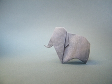 Origami Elephant by Neil Maclean on giladorigami.com