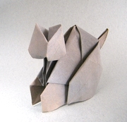 Origami Cat by Marc Kirschenbaum on giladorigami.com