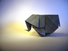 Origami Elephant by Marc Kirschenbaum on giladorigami.com