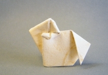 Origami Ram by Marc Kirschenbaum on giladorigami.com